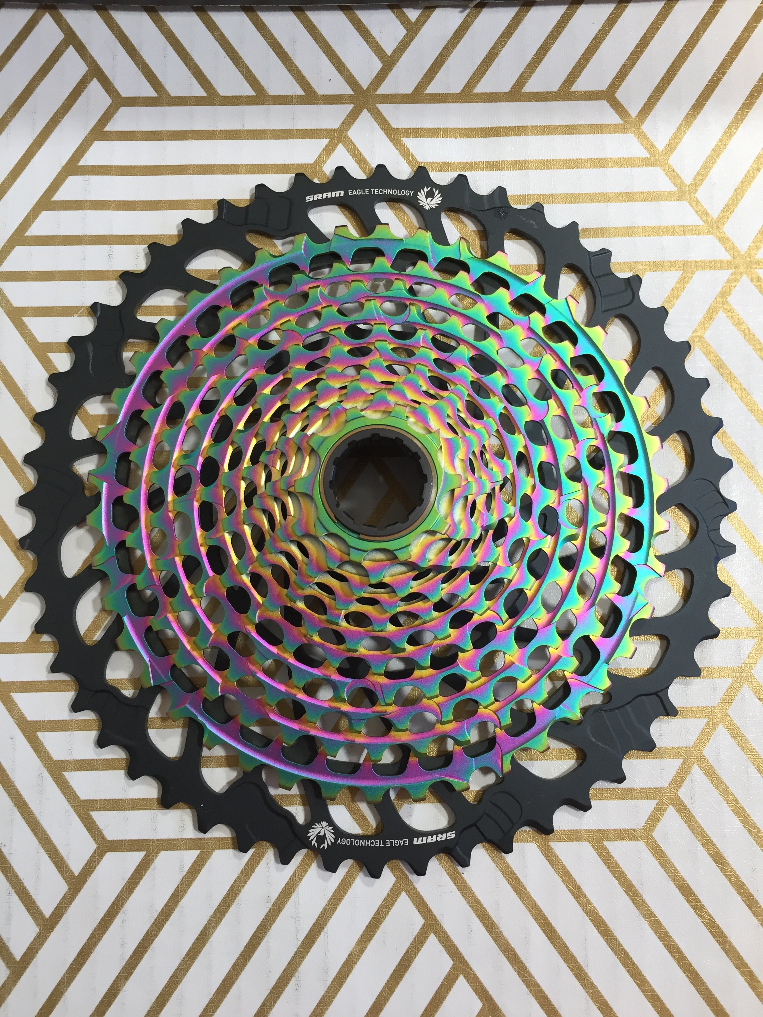 SRAM XG-1299 XX1 Eagle 12-Speed Cassette Rainbow, B1, 10-52t (7715713777902)